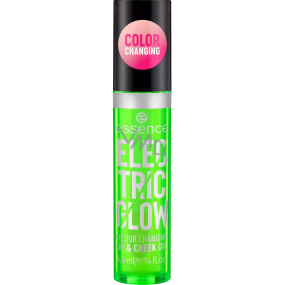 Essence Electric Glow barvu měnící olej na rty a tváře 4,4 ml Essence Electric Glow barvu měnící olej na rty a tváře 4,4 ml