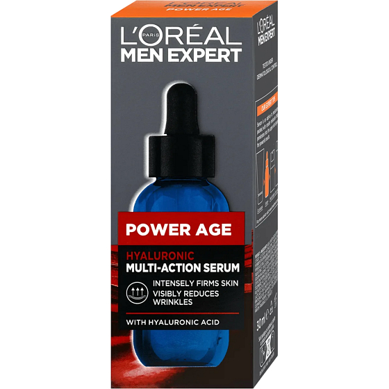 Loreal Paris Men Expert Power Age multifunkcyjne serum z kwasem hialuronowym dla mężczyzn 30 ml