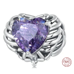 Charm Srebrna 925 Czaszka serce, koralik na bransoletkę Halloween Charm Srebrna 925 Czaszka serce, koralik na bransoletkę Halloween