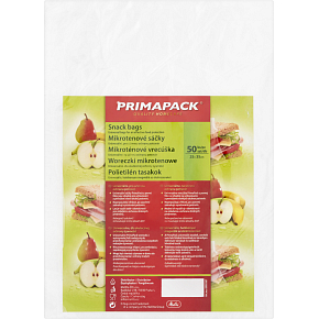 Primapack mikrotenowe torby, 25 × 35 cm, 50 szt.