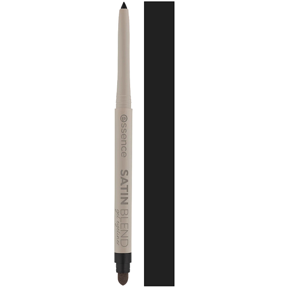 Essence Satin Blend gelové oční linky 01 Pure Black 0,22 g
