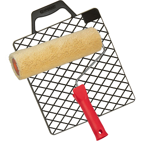 Spokar Uni Plyš żółtozielony uniwersalny wałek do malowania z uchwytem i siatką, 240 mm