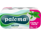 Paloma Green Tea 3vrstvý toaletní papír, 16 rolí