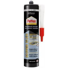 PATTEX Neutrálny silikon, biały, 280 ml