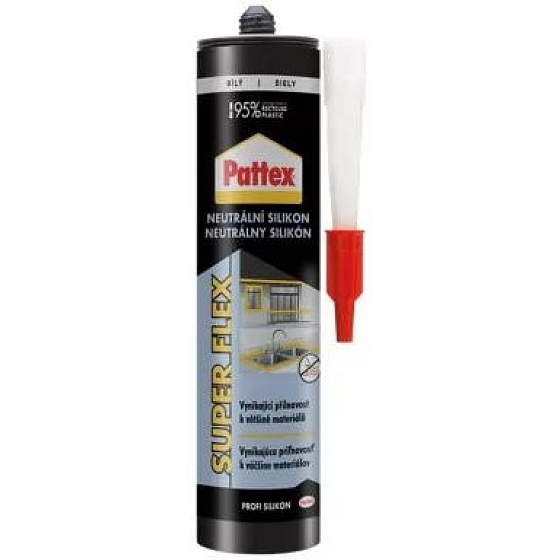 PATTEX Neutrálny silikon, biały, 280 ml
