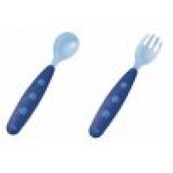 Nuk Příbor mini lžička + vidlička od 8 měsíců