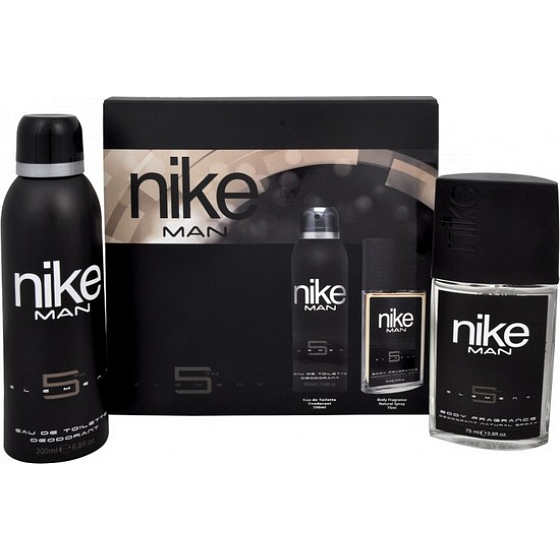 Nike 5th EleMant for Man parfémovaný deodorant sklo pro muže 75 ml + deodorant sprej 200 ml, kosmetická sada