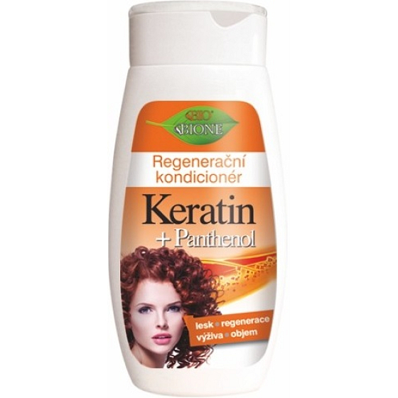 Bione Cosmetics Keratin & Panthenol regenerujący odżywka do wszystkich typów włosów 250 ml