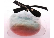 Fragrant Finds Massage Centigrade Glycerinowe mydło masażne z gąbką wypełnioną zapachem Christian Dior Fahrenheit w kolorze niebiesko-pomarańczowym 200 g