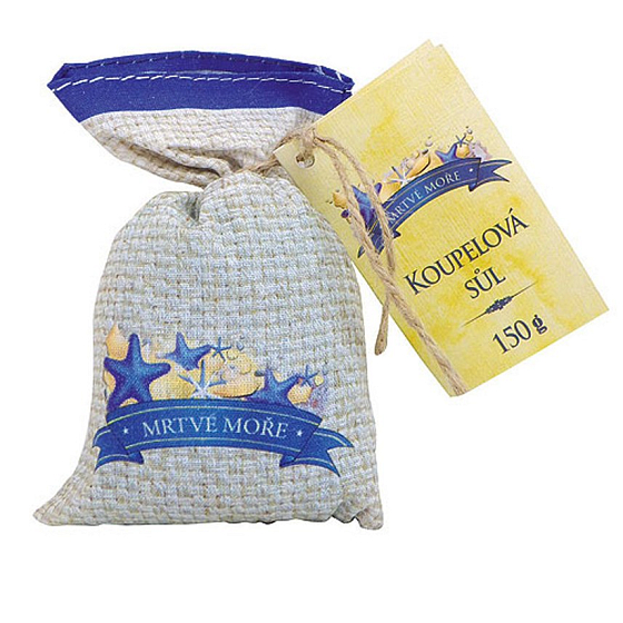 Bohemia Gifts Morze Martwe, Ekstrakt wodorostów i soli, sól do kąpieli w papierowym opakowaniu 150 g