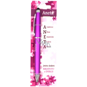 Nekupto Stylus Propiska se jménem Aneta