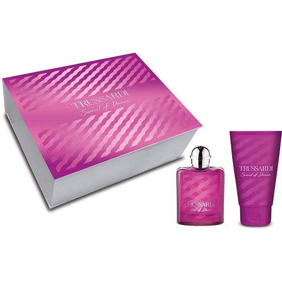 Trussardi Sound of Donna parfémovaná voda pro ženy 50 ml + tělové mléko 100 ml, dárková sada