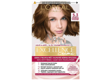 Loreal Paris Excellence Creme farba do włosów 5.3 Jasny brąz złoty