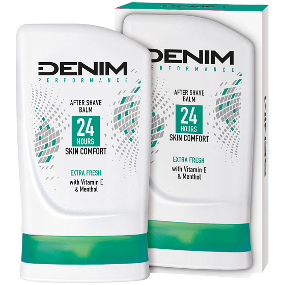 Denim Performance Extra Fresh balzám po holení pro muže 100 ml