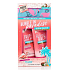 Dirty Works Bubble In Paradise sprchový gel 125 ml + tělové mléko 125 ml + koupací čepice 1 kus, kosmetická sada