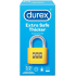 Durex Extra Safe Grubszy kondom lateksowy, silniejszy, nominalna szerokość: 56 mm 12 sztuk