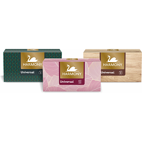 Harmony Universal 2-warstwowe chusteczki papierowe, pudełko 150 sztuk