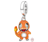Charm Srebrna 925 Pokémon - Charmander, zawieszka na bransoletkę film