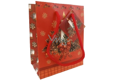 Nekupto Torba prezentowa czerwona 14 x 11 x 6,5 cm