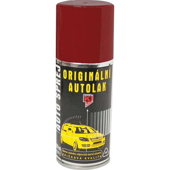 Kwasny Auto-K Color Škoda, oryginalna farba samochodowa w sprayu, 8850 czerwień wiśniowa, 150 ml