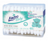 Linteo Baby jemné vatové tyčinky krabička 200 kusů