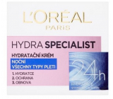 Loreal Paris Hydra Specialist nocny krem nawilżający do wszystkich typów skóry 50 ml