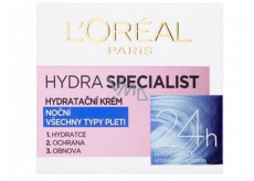 Loreal Paris Hydra Specialist nocny krem nawilżający do wszystkich typów skóry 50 ml