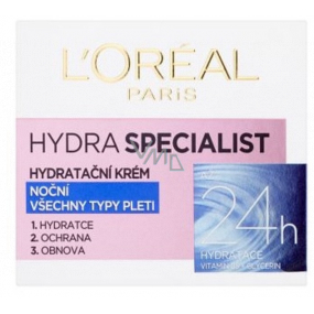 Loreal Paris Hydra Specialist nocny krem nawilżający do wszystkich typów skóry 50 ml