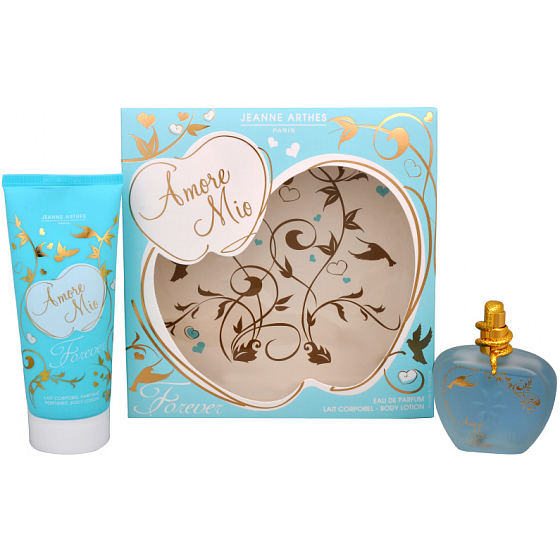 Jeanne Arthes Amore Mio Forever parfémovaná voda pro ženy 100 ml + tělové mléko 200 ml, dárková sada
