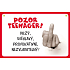 Nekupto Humor po Česku humorná cedulka 15 x 10 cm 1 kus