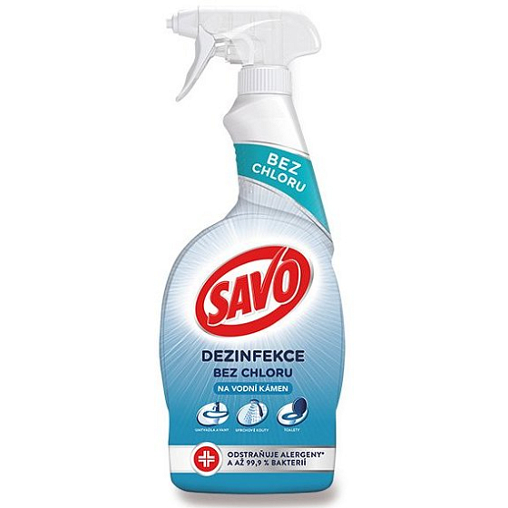 Savo Na vodní kámen bez chloru dezinfekční sprej 700 ml
