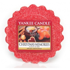 Yankee Candle Christmas Memories - Vánoční vzpomínky vonný vosk do aromalampy 22 g