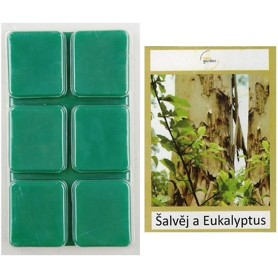 New Garden Šalvěj a eukalyptus vonný vosk do aromalampy 64 g