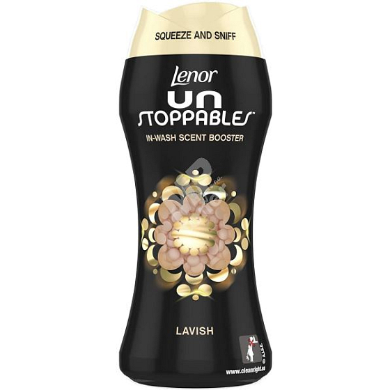 Lenor Unstoppables Lavish vonné perličky do pračky dodávají prádlu intenzivní svěží vůni až do dalšího praní 210 g