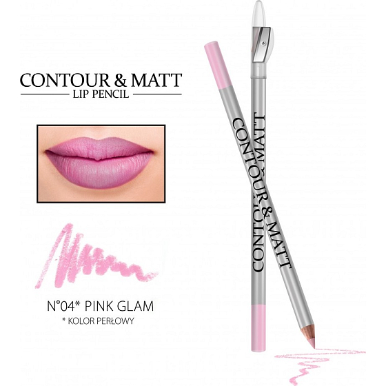 Revers Contour & Matt Lip Pencil konturovací tužka na rty 04 Pink Glam 2 g