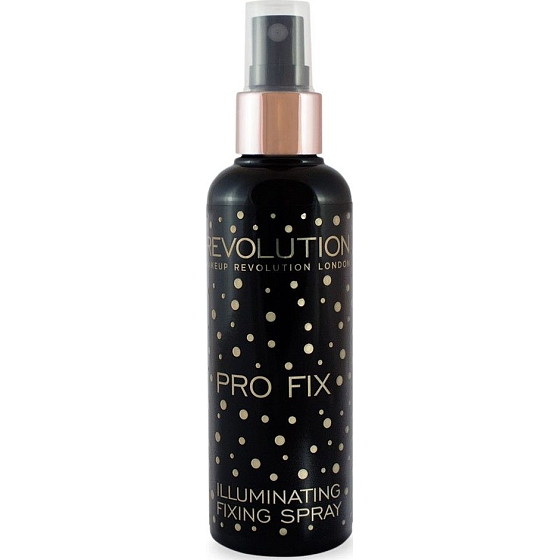 Makeup Revolution Illuminating Fixing fixační sprej na make-up 100 ml