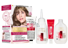 Loreal Paris Excellence Creme farba do włosów 6.1 Ciemny popielaty blond