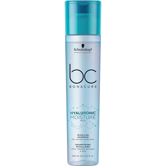 Schwarzkopf Professional BC Bonacure Hyaluronic Moisture Kick micelární šampon pro normální a suché vlasy 250 ml