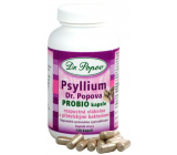 Dr. Popov Psyllium Probio kapsułki błonnik dla zdrowej mikroflory jelitowej, wzbogacone o przyjazne bakterie 120 sztuk 104 g