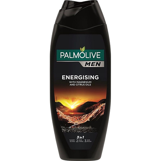 Palmolive Men Energising 3v1 sprchový gel na tělo, tvář a vlasy 500 ml