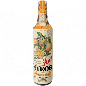Kitl Syrop Bio Pomarańcz z miąższem do domowych lemoniad 500 ml