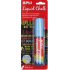 Apli Liquid Chalk Křídový popisovač seříznutý hrot modrý 10 x 15 mm