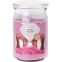 Emocio Pink Alley - Růžová alej vonná svíčka sklo se skleněným víčkem 453 g 93 x 142 mm