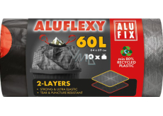 Alufix worki na odpady, wyciągane, 33µ , 64 x 69 cm, 60 l, 10 szt.