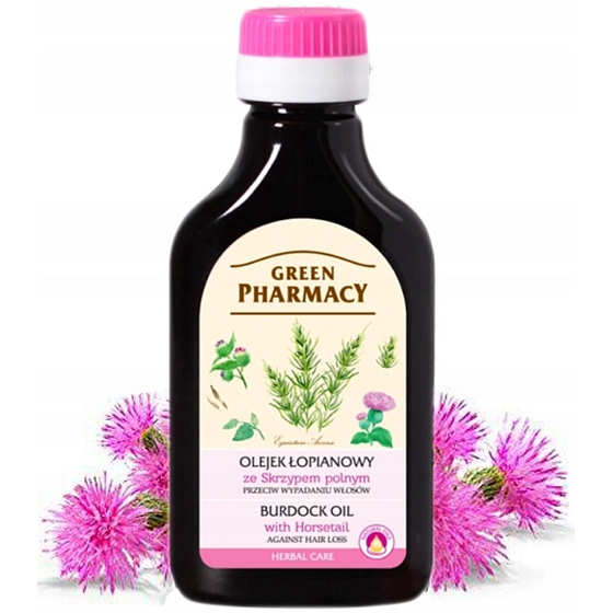 Green Pharmacy Lopuchový olej s presličkou proti vypadávání vlasů 100 ml