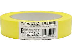 Mako Basic taśma maskująca gładka, 3 dni, do 60 °C, 25 mm × 50 m