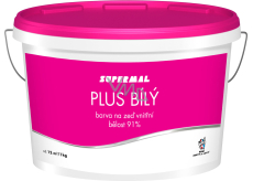 Supermal Plus bílý pro vnitřní nátěry, 7,5 kg
