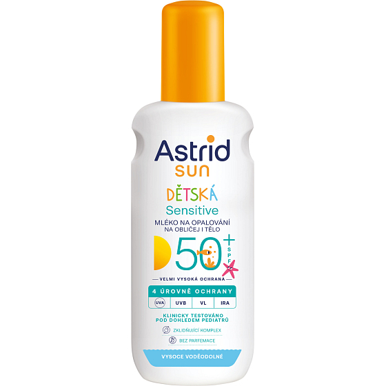 Astrid Sun Kids OF50+ mleczko do opalania spray 150 ml