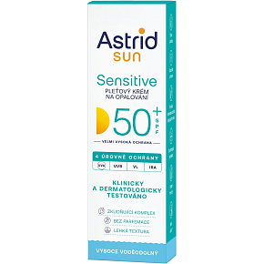 Astrid Sun OF 50+ Sensitive krem przeciwsłoneczny, 50 ml