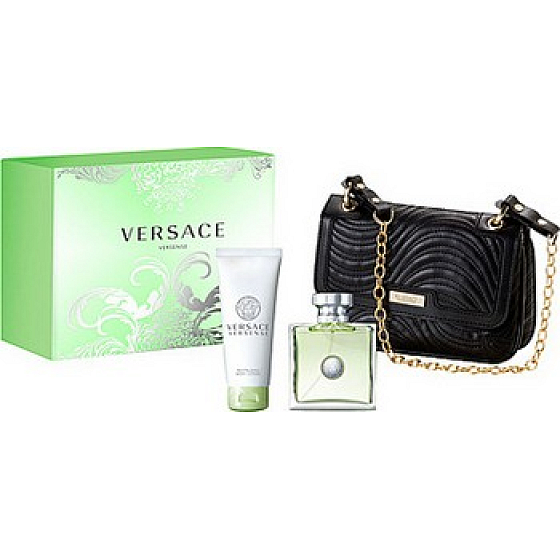 Versace Versense toaletní voda 100 ml + tělové mléko 100 ml + kabelka, dárková sada pro ženy